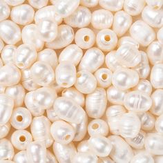 PRICES MAY VARY. What You Will Receive: 100pcs Oval Rice Shaped Natural Freshwater Pearl Beads (White Pearl ). Size: about 7-10mm long, 7-8mm in diameter, hole: 1.8mm. Natural Freshwater Cultured Pearl beads stand out for their unique luster and natural look, decent quality with lines pattern on the surface indicating the natural pearl formation,they can be used comfortably in various kinds of crafting designs. Big Hole: Each bead with a 1.8mm big hole through the middle for easy stringing. Easy Shell Jewelry Ideas, Jewerly Art, Leather Jewelry Making, Diy Leather Bracelet, Jewelry Making Kits, Jewelry Making Bracelet, Kraf Diy, Crafting Materials, Bracelets Diy