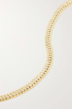 Luxury 14k Gold Flexible Tennis Bracelet, Luxury Flexible Yellow Gold Diamond Bracelet, Flexible Gold Plated Luxury Bracelet, Luxury Flexible Gold-plated Bracelet, Flexible Yellow Gold Diamond Jewelry, Gold Diamond Bracelet, Anita Ko, Bracelets Gold Diamond, Jewellery And Watches