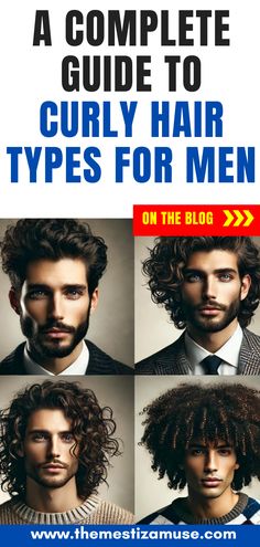 Ai image of four men with curly hair. The Perfect Haircut, Curly Hair Trends, Mens Hair Care, Always Shine, Curl Pattern, Trending Haircuts, Curly Hair Care