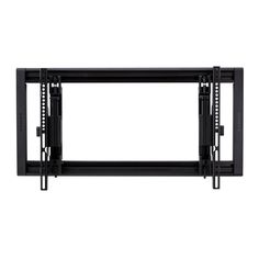 an image of a tv wall mount with two shelves on each side and one shelf for the