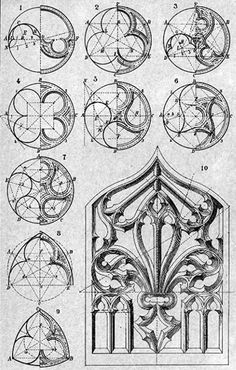 an architectural drawing showing different angles and designs