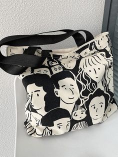 ⚡️Free Shipping 2022 Monochrome Face Graphic Canvas Shopper Bag Black ONE SIZE under $16.00 in Bags at AnotherChill.com Online. Pattern Type: Face Print. Material: Canvas. Usage: Shoulder Bag. Size: 16*15 inch. Design: With Inner Pocket Design & Zip Fly Closure. Occasion: Holiday/Weekend Casual/Going Out/Picnic/Camping/Shopping. ✓2022 SUMMER OUTFITS. Check reviews and buy Monochrome Face Graphic Canvas Shopper Bag today. Canvas Shopper Bag, Trendy Scarves, Elegante Y Chic, Face Graphic, Printed Canvas Tote Bag, Face Print, Estilo Preppy, Sparkle Jewelry, Color Black And White