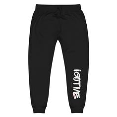 Well-made and lined with fleece, these comfortable Unisex Fleece Sweatpants will be your first choice for a casual everyday outfit--all you need to add is a graphic tee and sneakers to finish off the look.  * 100% cotton face * 65% cotton, 35% polyester * Charcoal Heather is 55% cotton, 45% polyester * Tightly knit 3-end fleece * 5-thread stitching * Cuffed and side-seamed legs * Elastic inside the waistband * Flat drawstrings in a matching color * 2 cross pockets in front * 1 top-stitched patch pocket on the back of the right leg * Ribbed waist, cuffs, and gusset at crotch * Blank product sourced from Pakistan Sportswear Logo Print Bottoms For Streetwear, Casual Jogging Bottoms With Logo Print, Relaxed Fit Logo Print Sweatpants For Athleisure, Leisure Fleece Bottoms With Letter Print, Relaxed Fit Athleisure Sweatpants With Logo Print, Cotton Jogging Bottoms With Logo Print, Casual Sweatpants With Letter Print For Streetwear, Athleisure Sweatpants With Logo Print For Streetwear, Casual Sweatpants With Logo Print For Loungewear