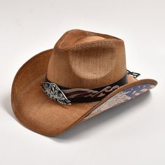 Embrace the Spirit of the West with Our Stylish Cowboy Hat Step out in style with our New Straw Western Cowboy Hat, a versatile accessory designed for both men and women. Whether you're heading to the beach, a party, or simply enjoying a sunny day, this hat combines functionality with fashion. The hat's vintage charm and modern appeal make it an essential addition to your wardrobe. Product Features Material: Crafted from high-quality paper straw, ensuring a lightweight and breathable experience. Casual Hats For Western-themed Events, Casual Cap For Western-themed Events, Casual Western-themed Cap, Western Straw Cap Hat For Outdoor, Western Straw Cap For Outdoor, Western Style Straw Cap For Outdoor, Western Style Straw Cap For Outdoors, Western Brown Straw Hat, Adjustable Hats For Rodeo