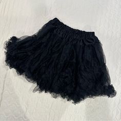 Fits Xs-Medium Stretchy Waist New Black Tutu Skirt, Black Tutu, Tutu Skirt, Womens Skirt, Skirt, Halloween, Women Shopping, Black, Color