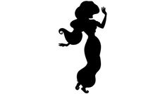 the silhouette of a woman in a long dress