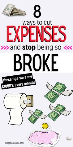 How To Cut Expenses (free of debt, diy dollar tree organization hacks, cheapskate living) Ways To Budget, Money Management Tips, Easy Ways To Save Money, Budget Money, Manage Money, Cut Expenses