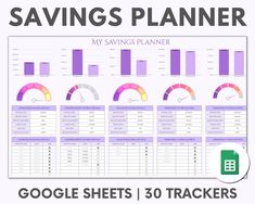 the google sheets for savings planner