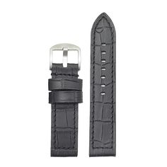 Sizes: 20mm, 22mm, 24mm, 26mm Colors: Black, Black & Blue, Black & Red, Black & Grey, Black & Yellow, Black & Orange, Black & White, Brown & Black, Tan & Black Buckle: Brushed Stainless Steel Thumbnail Buckle Thickness: 4mm Material: Genuine Leather FREE Set of Matching Spring Bars Included Product color may differ from picture depending on computer/mobile screen. SKU: ds2  DASSARI’s Flash strap is constructed from genuine leather. This stylish rally strap has contrast stitching with matching co Classic Black Watch Bands For Business, Formal Black Adjustable Watch Bands, Everyday Black Watch Accessories With Leather Strap, Black Leather Strap Watch Band For Formal Occasions, Classic Black Watch With Leather Strap, Black Leather Strap For Everyday Watch Accessories, Black Leather Strap For Watch Accessories For Everyday Use, Classic Black Leather Watch Bands, Classic Black Adjustable Watch Bands