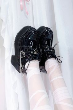 ❤︎Japanese Pointed Toe Loafers❤︎ Platform Shoes Heels, Plus Size Brands, Kawaii Dress, Point Shoes, Sole Shoes, Platform High Heels, Pointed Toe Shoes, Lolita Dress, Platform Shoes