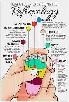 Baby Reflexology, Uppfostra Barn, Massage Bebe, Baby Remedies, Baby Trivia, Baby Life Hacks, Reflexology Massage, Foot Reflexology, Baby Facts