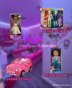 the dolls are all in different styles and sizes