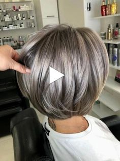 Grey Hair With Highlights, Hair With Highlights And Lowlights, Retro Curls, Pixie Bob Haircut, Short Blonde Haircuts, Highlights And Lowlights, Hair With Highlights, Caramel Highlights, Gray Hair Highlights