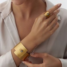 Gold Fusion Style Cuff Bracelet As Gift, Adjustable Gold Cuff Bracelet In Fusion Style, Adjustable Gold Fusion Style Cuff Bracelet, Adjustable Gold Fusion Cuff Bracelet, Gold Wearable Art Jewelry, Gold Cuff Bracelet Wearable Art, Bracelet Cuff, Handmade Bracelet, Jewelry Ideas