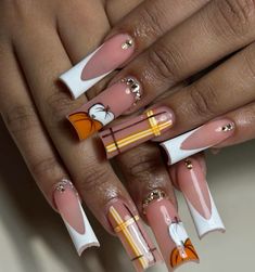 Drippy Nails, Nails Medium, Unique Acrylic Nails, Acrylic Nails Coffin, Nails Coffin, Stiletto Nails, Holiday Nails, Coffin Nails, Nails Inspiration