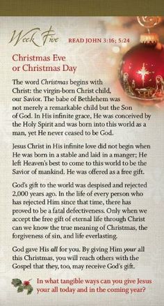 the christmas eve poem is shown in red and gold