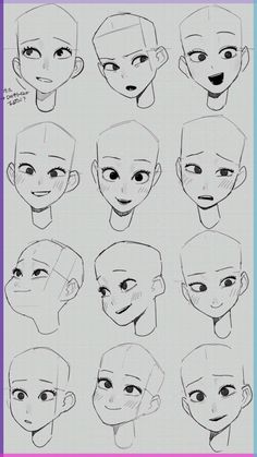 Sketches Tutorial, Drawing Expressions, Easy Drawings Sketches, Concept Art Drawing, Figure Drawing Reference, Creative Drawing