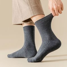 A must-have addition to every man's winter wardrobe, our warm socks for men will complete their winter outfits. Its brushed inner lining traps heat to regulate your feet's temperature and help keep you warm in cold weather.  Made to fit most men's shoe sizes, our warm socks fit snugly—not too tight nor too loose—and stay comfortable even as you move. Pair them with insulated work boots to keep your feet warm even in the chilliest environment. Available in unique prints and patterns, our men's wa Breathable Gray Socks For Winter, Breathable Gray Winter Socks, Breathable Comfortable Winter Socks, Comfortable Breathable Winter Socks, Classic Gray Socks For Winter, Classic Gray Winter Socks, Gray Winter Outdoor Socks, Gray Outdoor Winter Socks, Insulated Work Boots