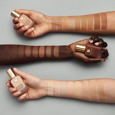 Over 55 shades. 24-hour staying power. Our #1 foundation worldwide. Double Wear Estee Lauder, Estee Lauder Double Wear Foundation, Big Makeup, Estée Lauder Double Wear, Best Bronzer, Olive Tone, Estee Lauder Gift, Cool C, 2023 Wishlist