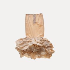 Ruffle Skirt – ap0cene Upcycle Sewing, Middle Age Fashion, Fashion Sites, Organic Materials, Color Swatch, Ruffle Skirt, Daily Look, Long Length, Fashion Item