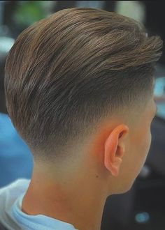 Teenage Haircuts, Low Taper Fade Haircut, Surfer Hair, Slick Back, Kids Hair Cuts