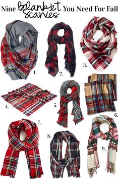 Blanket Scarves, Plaid Blanket Scarf, Wardrobe Planning, Bee Crafts, Blanket Scarf, Scarfs, Look Chic