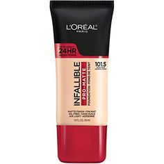 L'oreal's Infallible Pro-Matte Liquid Longwear Foundation Provides A Soft, Demi-Matte Finish That Ensures A Flawless Look For Up To 24 Hours. This Lightweight, Oil-Free Formula Offers Medium Coverage, Creating A Smooth And Air-Light Feel On The Skin.Perfect For Hiding Imperfections, It Withstands Sweat, Heat, And Humidity. Enjoy Long-Lasting Confidence With A Fresh, Matte Appearance Under All Conditions. Infallible Pro Matte Foundation, Infallible Foundation, Best Drugstore Foundation, Infallible Pro Matte, Loreal Infallible, Light Foundation, Loreal Paris Infallible, Drugstore Foundation, Foundation Colors