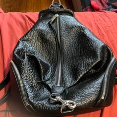 Rebecca Minkoff Backpack ! Brand New! Rebecca Minkoff Backpack, Rebecca Minkoff, Black Silver, Bag Lady, Backpacks, Brand New, Silver, Women Shopping, Black