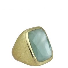 Marcia Moran Ileana Oval Stone Statement Ring -18k gold plated band -Medium One Inch Oval Stone -Size 7 or 8 please specify This ring "Rocks"-Literally! Wide choice of semi-precious stones About Designer: Marcia Moran is the owner and founder of Marcia Moran jewelry designs. She began importing Brazilian Jewelry from different local Brazilian designers and later became the designer of some pieces of her new jewelry collection.Marcia's eye-catching, contemporary jewelry is made of either brushed Gold Oval Ring With Large Stone, Classic Yellow Gold Rings With Stone Setting, Elegant Gold Emerald Ring With Large Stone, Elegant Gold Moonstone Ring With Large Stone, Gold Topaz Ring With Large Stone As Gift, Gold Oval Rings With Stone Setting, Gold Promise Ring With Large Stone, Gold Oval Faceted Ring, Formal Gold Faceted Emerald Ring