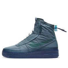 (WMNS) Nike Air Force 1 High Shell 'Turqouise' BQ6096-300 (AF1/SNKR/Skate/Women's/High Top/Wear-resistant) Nike Shoes High Tops, Air Force Women, Tie Sneakers, Nike Shoes Air Force, Nike Snkrs, Nike Air Force 1 High, Air Force 1 High, Latest Sneakers, Vans High Top Sneaker