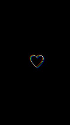 a black background with a heart in the middle