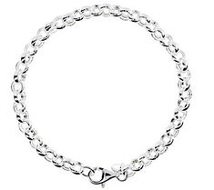 A gleaming rolo link bracelet is the one accessory that works with practically everything you put on in a week. From Ultrafine® 950 Silver Nickel-Free Jewelry. Classic Bracelet Jewelry With Rolo Chain, Classic Jewelry Bracelet With Rolo Chain, Classic Rolo Chain Bracelets, Classic Rolo Chain Link Bracelets, Everyday Charm Bracelet With Rolo Chain, Classic White Gold Bracelets With Rolo Chain, Classic White Gold Bracelet With Rolo Chain, White Gold Rolo Chain Bracelet, White Gold Round Rolo Chain Bracelet