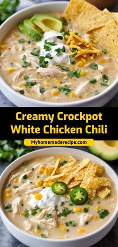 🍗 The easiest White Chicken Chili that cooks itself! This creamy, cozy crockpot meal is loaded with tender chicken, white beans, and just the right amount of spice. Set it and forget it for the perfect comfort dinner. Ingredients: 2 lbs chicken breasts 32 oz chicken broth 2 cans white beans 8 oz cream cheese Let your crockpot do the magic - dinner will be ready when you are! 🥘✨ Crockpot White Chicken Chili, Creamy White Chicken Chili, Soup Recipes Slow Cooker, Crockpot Dishes, 300 Calories, Easy Slow Cooker Recipes, White Chicken Chili, Crockpot Cooking, White Chicken