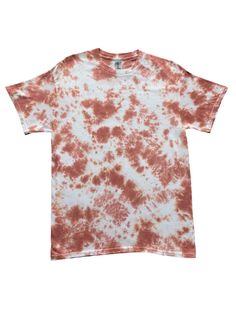 Terracotta Scrunch Tie Dye T-Shirt Welcome to Essex Tie Dye This T-Shirt has been designed and hand dyed in the UK.  All items in our shop are hand dyed and due to the unique nature of tie dye the colour and patterns will vary from image. If you want to see our OTHER SCRUNCH DESIGNS click https://www.etsy.com/uk/shop/EssexTieDye?ref=seller-platform-mcnav&section_id=41585168 To see our FULL RANGE of Tie Dye items VISIT OUR HOME PAGE here https://www.etsy.com/uk/shop/EssexTieDye?ref=seller-platfor Tie Dye Crew Neck Top With Natural Dye, Summer Crew Neck T-shirt With Natural Dye, Relaxed Fit Tie Dye Tops With Natural Dye, Hand Dyed Casual Summer Shirt, Casual Hand Dyed Shirt For Summer, Casual Summer Hand Dyed Shirt, Cotton Tie Dye Tops With Natural Dye, Casual Acid Wash Tops With Natural Dye, Casual Short Sleeve T-shirt With Natural Dye