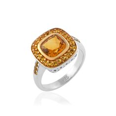 Citrine Ring, Yellow Citrine Engagement Ring, 925 Sterling Silver Ring, Women Jewelry, Bridal Ring, Anniversary Gift, Birthday Gift Her ✦ PRODUCT DETAILS ✣ Product Weight:--------4.90 grams (Approx.) ✣ Metal:----------------------925 Sterling Silver ✣ Finish:---------------------Gold Plated ✣ Stone:---------------------Citrine ✣ Stone Size:---------------7 mm, 1.5 mm ✣ Stone Shape:------------Cushion, Round ✣ Ring Size:-----------------All Size Available ✣ Ring Dimension:--------13 x 13 x 3 mm N Anniversary Yellow Sapphire Topaz Ring With Accent Stones, Citrine Anniversary Ring With Center Stone, Anniversary Topaz Rings Hallmarked, Elegant Citrine Rings Stamped 925, Anniversary Rings With Hallmarked Topaz, Anniversary Citrine Ring With Center Stone, Elegant Yellow Ring Stamped 925, White Gold Yellow Sapphire Ring Gift, Yellow Rings With Polished Finish For Anniversary