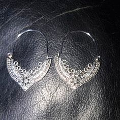 These Are Super Cute Tibetan Bohemian Silver Alloy Hoop Earrings. These Are New Approximately 2"-3" In Diameter And Lightweight. The Ear Post Is Hypoallergenic 925 Sterling Silver. Please Ask Questions And Make An Offer. I Can't Say Yes If You Don't Ask! Elegant Small Hoop Earrings For Festival, Bohemian Silver Metal Hoop Earrings, Bohemian Hoop Earrings With Ear Wire, Small Metal Hoop Earrings In Bohemian Style, Bohemian Small Hoop Earrings Pierced, Bohemian Small Hoop Pierced Earrings, Bohemian Small Hoop Nickel-free Earrings, Bohemian Small Hoop Earrings Nickel Free, Bohemian Small Hoop Earrings, Nickel Free