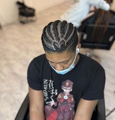 Male Braids Hairstyles Short Hair, Mens Stitch Braids, Men Cornrows Design, Black Men Braids, Male Braids Hairstyles, Man Braids, Single Braids Hairstyles, Ghost Hair