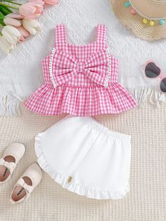 Latest Blouse Designs Pattern, Sewing Kids Clothes, Top With Bow, Baby Dress Patterns, Kids Designer Dresses, Long Sleeve And Shorts, Bow Decor