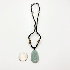 This is a high grade jadeite jade pendant necklace. It is exquisitely hand carved, so each pendant is different in some way. The pendant is completely natural jade, un-dyed and in its natural form. The pendant is carved in the form of the Chinese Zodiac - Dragon. The Years of the Dragon include 1916, 1928, 1940, 1952, 1964, 1976, 1988, 2000, 2012, 2024... The necklace is adjustable - one size fits all. It comes with a gift box. The item is hand carved and natural so it may have imperfections bec Adjustable Jade Necklace For Good Luck, Jade Amulet Jewelry For Meditation, Carved Jade Jewelry For Good Luck, Chinese Zodiac Dragon, Jade Rabbit, Dragon Chinese, Jade Pendant Necklace, Jade Dragon, Carved Pendant