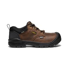 Men's Waterproof Carbon-Fiber Toe Work Shoe | KEEN Footwear Rugged Low-top Slip-resistant Hiking Boots, Low-top Waterproof Work Boots For Walking, Durable Leather Low-top Work Boots, Low-top Leather Work Boots With Protective Features, Outdoor Sneakers With Reinforced Toe, Durable Low-top Work Boots For Outdoor Work, Low-top Walking Shoes With Reinforced Toe For Outdoor Work, Outdoor Work Low-top Walking Shoes With Reinforced Toe, Steel Toe Walking Shoes For Outdoor Work