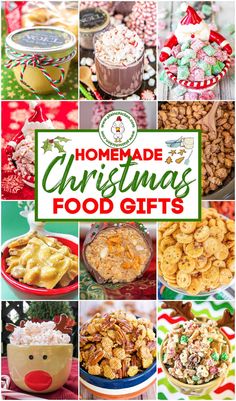 homemade christmas food gifts collage