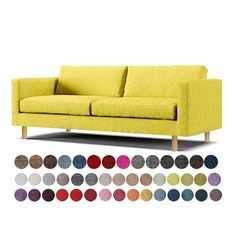 an image of a couch with different colors