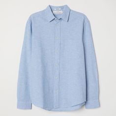 2xxl Mens Shirt In A Cotton And Linen Weave With A Turn-Down Collar, Classic Front And Yoke At The Back. Long Sleeves With Adjustable Buttoning At The Cuffs, And A Gently Rounded Hem. Regular Fit A Classic Fit With Good Room For Movement And A Gently Tapered Waist To Create A Comfortable, Tailored Silhouette. H&m Relaxed Fit Collared Shirt, H&m Long Sleeve Tops With Pockets, Casual Button-up Shirt H&m, Casual Button-up Shirt From H&m, H&m Casual Collared Shirt, H&m Cotton Button-up Shirt, H&m Cotton Long Sleeve Shirt, Casual H&m Tops With Pockets, H&m Cotton Shirt For Spring