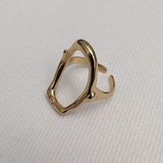 Isabella minimalist sterling silver adjustable ring 925 sterling silver with 2.5 cm adjustable opening ring, gold-tone Size: adjustable US 6-7 Weight: 5.1 gram Granada, Adjustable Rings, Gold Rings, Gold Tones, 925 Sterling Silver, Sterling Silver, Silver, Gold