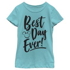 PRICES MAY VARY. Officially Licensed Mickey Classic Apparel Enjoy comfort and fashion at the same time with this unique girls' tee Strut your stuff with this stylish new girls' t-shirt that is perfect for every occasion! Printed in the U.S.A. with safe water-based inks Machine wash cold inside out with similar colors, tumble dry low Disney Characters Girl, Disney Girl Characters, Mickey Mouse Logo, Unique Girls, Mickey Mouse Outfit, Mouse Logo, Safe Water, Cursive Letters, Mickey Mouse And Friends