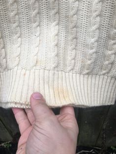 This is a cool sweater for anyone that loves the 50's and 60's. If you want to look great everywhere you go, get this beauty now. It is in okay condition but has staining at the bottom and on the sleeve, all pictured. We didn't have it dry cleaned so it could come out. There are no rips, holes or smells. Measurements: Pit to pit: 18 inches Collar to bottom front: 23 1/2 inches Collar to bottom back: 26 inches Sleeve Length (from collar): 27 inches Size on tag: Small Crew Neck Cotton Sweater Vest For Winter, Cotton Cable Knit Crew Neck Cardigan, Retro Cotton Sweater With Knit Fabrication, Retro Cotton Knit Sweater, Cotton Knitted Turtleneck Sweater, Cozy Cotton Crew Neck Sweater Vest, Vintage Cotton Sweater For Winter, Winter Crew Neck Sweater Vest, Vintage Cotton Knitted Sweater