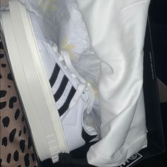 Brand New. They’re Too Small For Me. Includes Dust Bag. Selling For Retail Plus Poshmark Fees Adidas White Platform Sneakers With Vulcanized Sole, White Platform Sneakers With Branded Heel, White Adidas High-top Platform Sneakers, White Adidas Sporty Platform Sneakers, Sporty White Adidas Platform Sneakers, Adidas White Sporty Platform Sneakers, Adidas White Platform Sneakers With Boost Midsole, White Adidas Platform Sneakers For Streetwear, Adidas Gazelle Grey