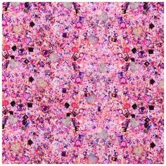 an abstract pink and purple background with lots of small squares in the shape of flowers