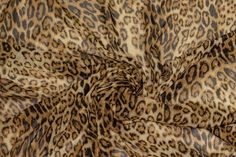 This beautiful leopard print silk chiffon is perfect for dresses, skirts, pants and shirting! Leopard Print Fabric, Print Chiffon, Cheetah Print, Silk Chiffon, Silk Printing, Animal Print Rug, Leopard Print, Animal Print, Chiffon