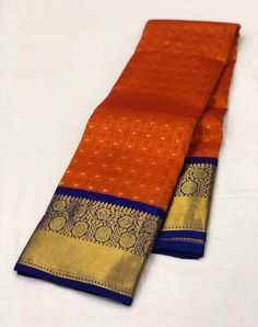 Orange Bridal Silk Saree| Kanchi Pattu Saree| Follow on youtube for regular updates! Orange Sarees, Tassels Designs, Saree Tassels Designs, Marriage Reception, Saree Tassels, Orange Saree, Traditional Marriage, Wedding Saree Collection